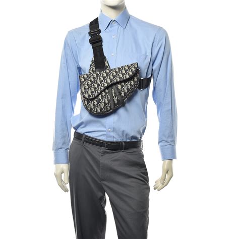 dior oblique jacquard mens|blue dior saddle bag.